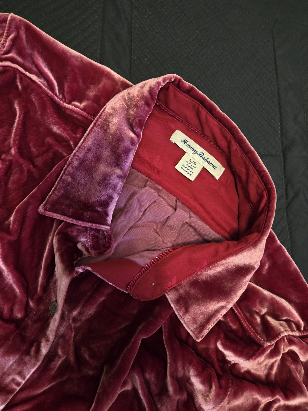 Tommy Bahama Women's Velvet Jacket in Rose